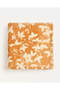 Rust Floral Printed Blanket (220 x 200 cm) - 2