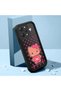 Redmi 12 4g Compatible Black Silicone Case Pixel Kitty Heart-Dot Pattern Camera Protected Shock Absorbing - 3