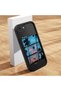 iPhone 7/8/Se 2020 2022 Compatible Black Silicone Case Three-Compartment Palm Sunset Landscape Pattern Camera Protection Shock Absorbing - 3