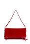 Folding Cover Chain Portfolio Women's Crossbody Bag Hamah Red