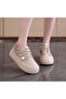 Women's Court Platform Lace-Up Sneakers - 5