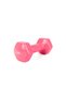 Hex Shape Vinil Dambıl 5kg Pembe