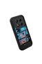 Redmi Note 14 Pro 4g Compatible Black Silicone Case with Three Compartments, Palm Sunset Landscape Pattern, Camera Protection, Shock Absorption - 4