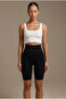 Women's Firming Fabric Boxer Mold Black Corset - 3