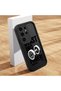Samsung Galaxy S24 Ultra Compatible Black Silicone Case Fitness Dumbbell Motivation Pattern Camera Protected Shock Absorbing - 2