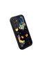 Samsung Galaxy A34 Compatible Black Silicone Case Starry Night Black Cat Pattern Camera Protected Shock Absorbing - 3