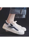 Women's Blue Canvas Sneakers - 4