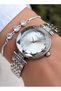 Special Boxed Steel Cord Stone Women Wristwatch Gold Color 2 Year Warranty Bracelet Gifted Hm1Htsc5 - 2