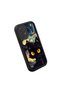 Samsung Galaxy A52/A52S Compatible Black Silicone Case Starry Night Black Cat Pattern Camera Protected Shock Absorbing - 3