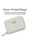 Women's Monogram Belle Small Card Wallet (White) - 5