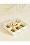 White Rectangle Snacks Serving Tray Set (8 Piece) - 2