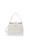 Women's Book Satchel Frame Bag (Off White)