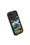 Tecno Spark 10 Pro(Ki7) Compatible Black Silicone Case Starry Night Train and Castle Pattern Camera Protected Shock Absorbing - 3