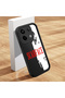 Poco X6 Compatible Black Silicone Case Scarface Film Themed Black‑White Design Camera Protection Shock Absorbing - 2