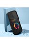 Samsung Galaxy A52/A52S Compatible Black Silicone Case Hipster Colorful Deer Pattern Camera Protected Shock Absorbing - 2