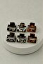 6 Pieces Mini Square Latch Buckles - 2