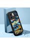 Infinix Hot 50I Compatible Black Silicone Case Starry Night Train and Castle Pattern Camera Protected Shock Absorbing - 2
