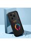 Tecno Spark 20 Pro 4g(Kj6) Compatible Black Silicone Case Hipster Colorful Deer Pattern Camera Protected Shock Absorbing - 2
