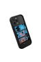 iPhone 13 Pro Max Compatible Black Silicone Case Three-Compartment Palm Sunset Landscape Pattern Camera Protection Shock Absorbing - 3