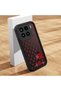 Xiaomi Mi 15 5g Compatible Black Silicone Case with Red Dot Ladybug-Star Pattern Camera Protection Shock Absorbing - 2