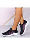 Women's Black Athletic Slip-On Sneakers - 3