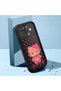 Poco M5S Compatible Black Silicone Case Pixel Kitty Heart-Dot Pattern Camera Protected Shock Absorbing - 2