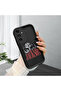 Samsung Galaxy A04S Compatible Black Silicone Case Michael Jackson Portrait Pattern Camera Protected Shock Absorbing