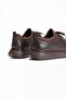 Genuine Leather Men's Walking Shoes Casual Comfort Stretch Structure Laceless Use Orthopedic Daily Comfortable Sole Brown Sneaker - 5