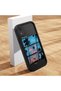 iPhone Xr Compatible Black Silicone Case Three-Compartment Palm Sunset Landscape Pattern Camera Protection Shock Absorbing - 2