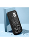 Samsung Galaxy A32 4g Compatible Black Silicone Case Star and Cute Character Pattern Camera Protected Shock Absorbing - 2
