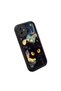 Samsung Galaxy A04 Compatible Black Silicone Case Starry Night Black Cat Pattern Camera Protected Shock Absorbing - 3