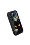 Tecno Camon 40(Cm5) Compatible Black Silicone Case Starry Night Black Cat Pattern Camera Protection Shock Absorption - 3