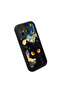 Redmi 12C Compatible Black Silicone Case Starry Night Black Cat Pattern Camera Protected Shock Absorbing - 3