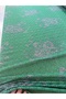 Green Floral Pattern Embroidered Scallop Fabric – Cotton Dressmaking & Blousemaking Embroidery Scallop