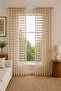 Macrame 18303 Brode Special Size Tulle Curtain 120X260 Without Pleats - 3