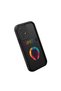 Samsung Galaxy A52/A52S Compatible Black Silicone Case Hipster Colorful Deer Pattern Camera Protected Shock Absorbing - 3
