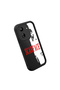 Redmi 13C 4g Compatible Black Silicone Case Scarface Movie Themed Black-White Design Camera Protected Shock Absorbing - 3