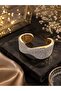 Women's Zircon Stone Gold Bijouterie Handcuff Bracelet - 3