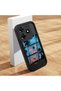 Tecno Spark 10 Pro(Ki7) Compatible Black Silicone Case Three-Compartment Palm Sunset Landscape Pattern Camera Protection Shock Absorbing - 2