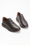 Genuine Leather Men's Walking Shoes Casual Comfort Shoes Daily Comfortable Sole Orthopedic Laceless Orthopedic Shoes Brown Sneaker Genoa - 4