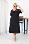 Plus Size Lace Shoulder Dress - 6