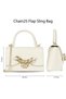 Women's Chain26 Flap Sling (Off White) - 6