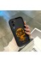 Oppo A5 4G/5G Compatible Black Silicone Case Sunset Beach Pattern Camera Protected Shock Absorbing