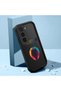 Infinix Hot 60 Pro Plus Compatible Black Silicone Case Hipster Colorful Deer Pattern Camera Protected Shock Absorbing - 2