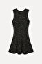 Women's Brown A-Form Sleeveless Mini Dress - 2