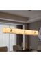 Valencia LED Chandelier Marble And Metal Black 100 cm, For Living Room And Dining Room Lighting - 3