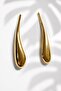 7 cm Gold Drop Earrings - 2