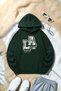 Unisex California 1987 Printed Oversize Hoodie Hooded Sweatshirt
