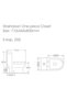 WC Model 98C S-Trap Black 250Mm, Bathroom Toilet Fixture For Modern Washroom Setup - 5