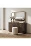 Jacksonville 6 Drawer Dresser With Mirror And Stool Brown/Gold